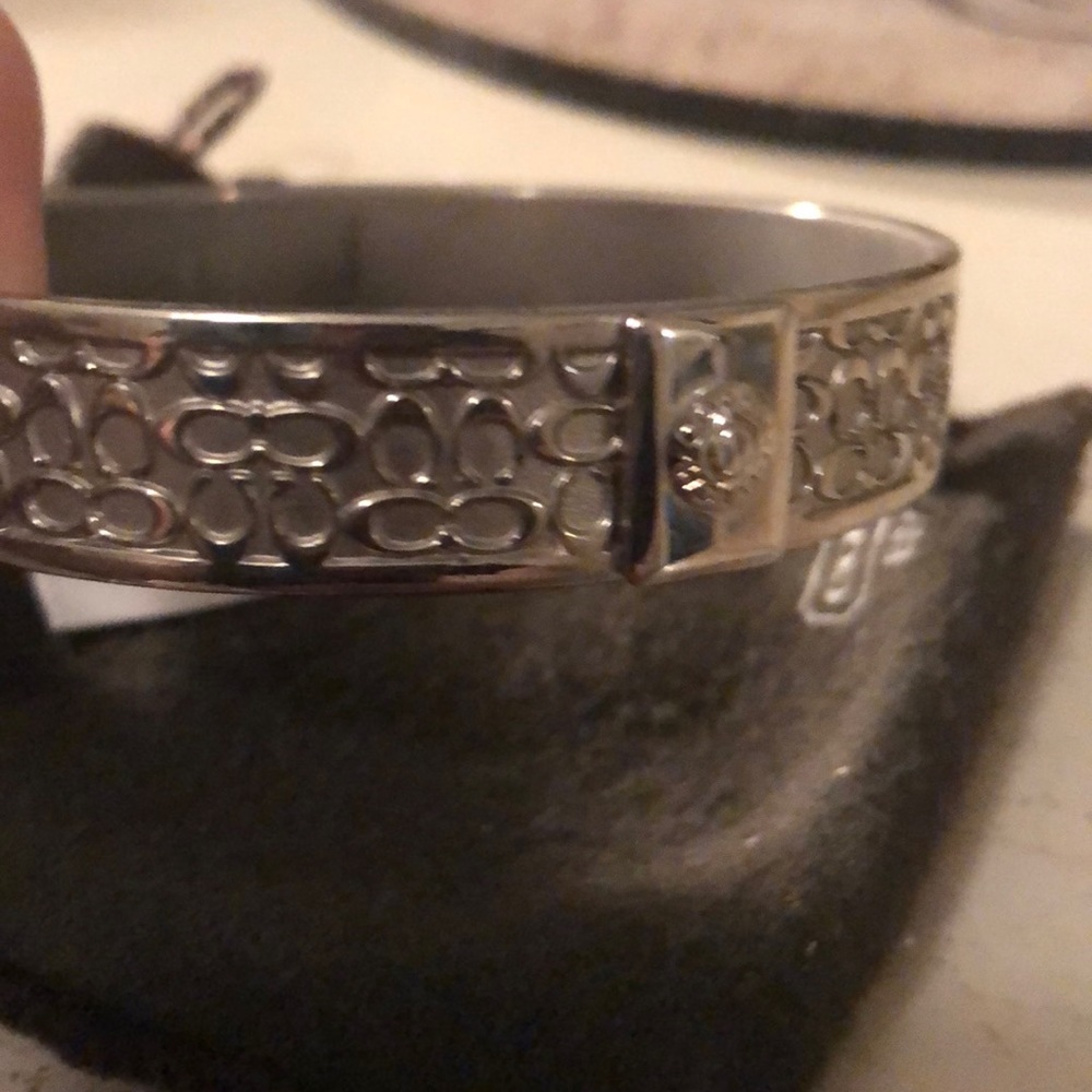 Silver Coach Bangle Authentic - image 1
